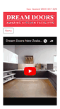 Mobile Screenshot of dreamdoors.co.nz